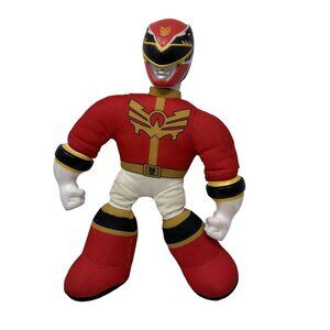 Power Rangers Megaforce Battlers Red Ranger 10" Plush Stuffed Plastic Head 2013
